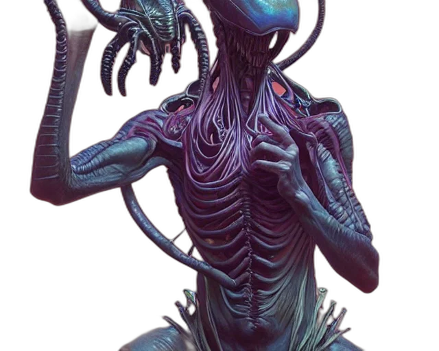 creature, animal, staff, robot, concept art, fantasy art, 3d render, comic book art transparent PNG cut-out
