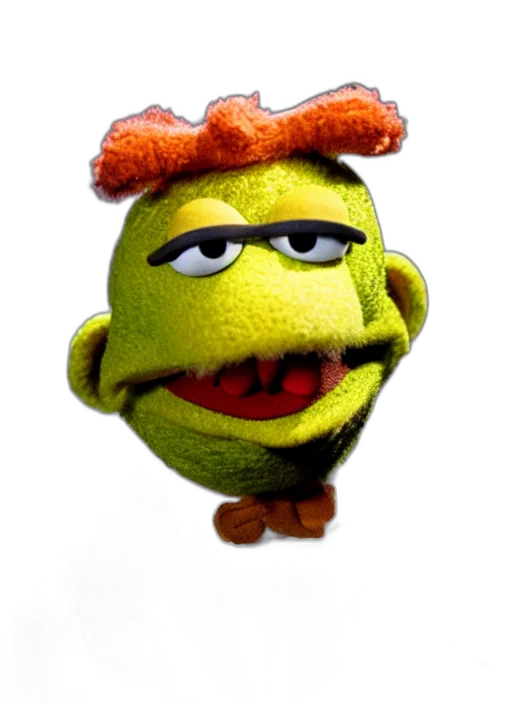 staff, face, hat, creature transparent PNG cut-out