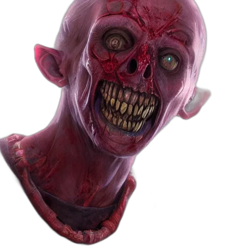 mask, face, creature, staff transparent PNG cut-out