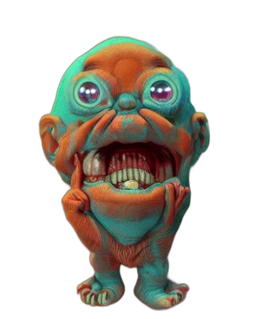 mask, creature, face, staff transparent PNG cut-out
