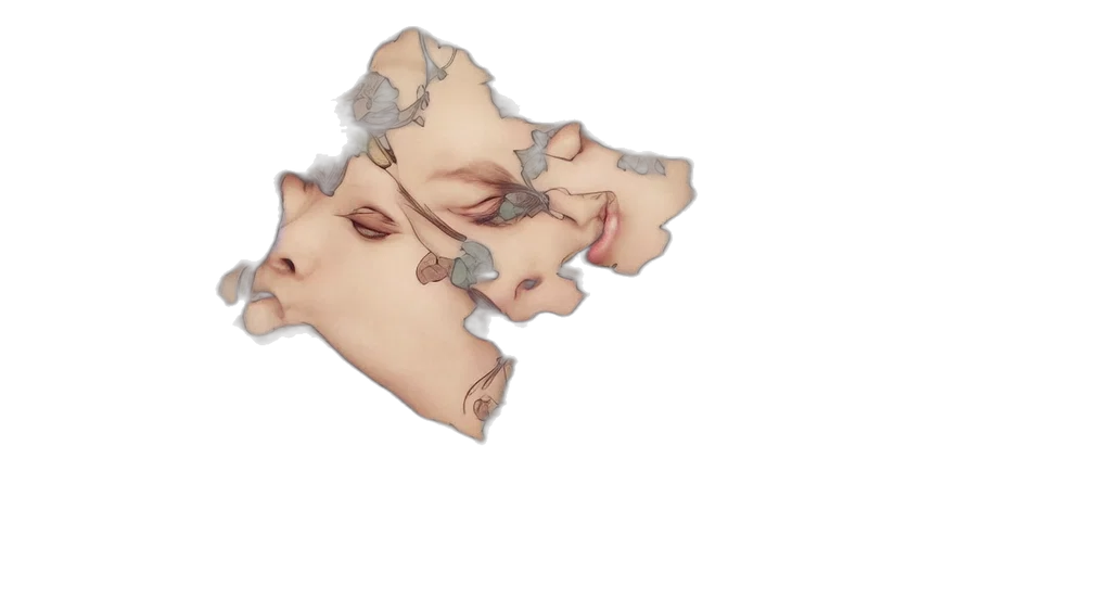 face, crown, mask, jewelry transparent PNG cut-out