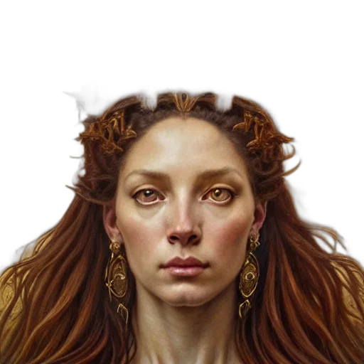 face, crown, jewelry, hair transparent PNG cut-out