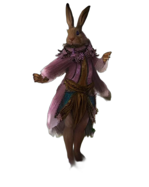 staff, mask, dress, creature, concept art, fantasy art, 3d render, pixel art transparent PNG cut-out