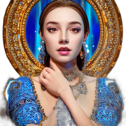 jewelry, crown, face, dress transparent PNG cut-out