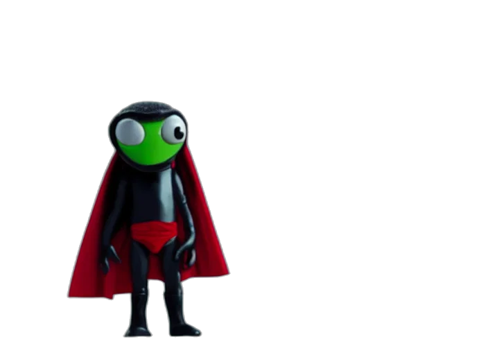 robot, mask, creature, 3d render, concept art, comic book art, cartoon, outer space transparent PNG cut-out
