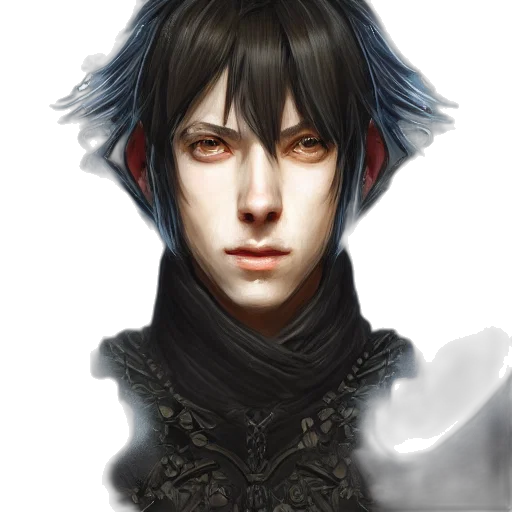 face, mask, staff, dragon transparent PNG cut-out