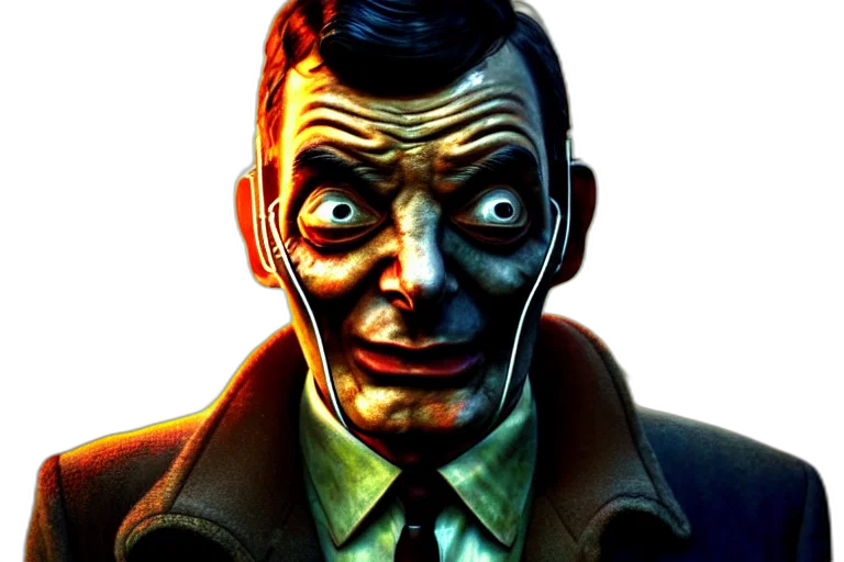 face, mask, jacket, staff transparent PNG cut-out