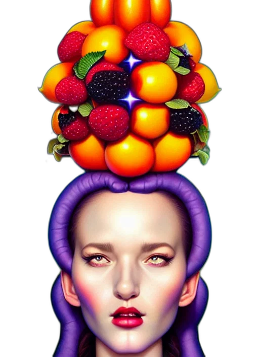 crown, face, food, robot transparent PNG cut-out