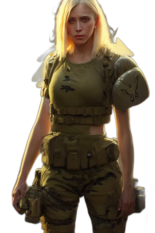 weapon, dress, jacket, face transparent PNG cut-out