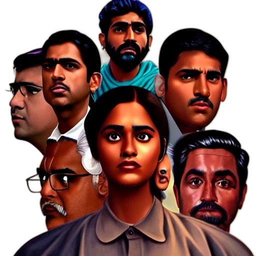 face, concept art, comic book art, pixel art, cartoon, aesthetic, movie, poster transparent PNG cut-out