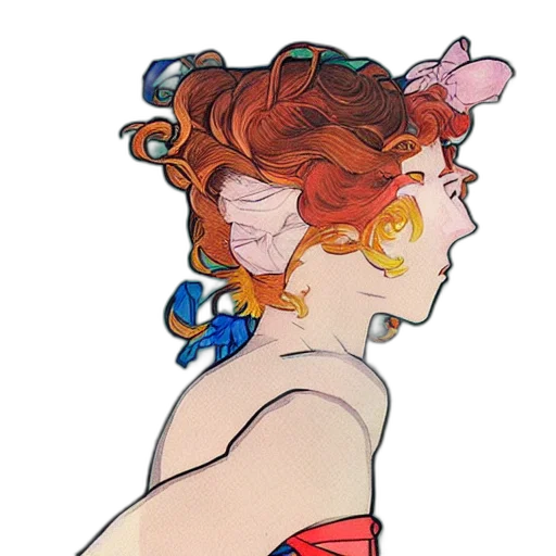 crown, dress, jewelry, mask, watercolor, concept art, pixel art, comic book art transparent PNG cut-out
