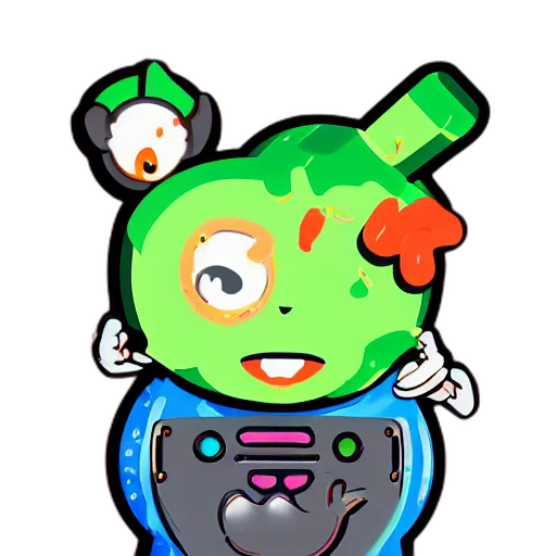 robot, creature, staff, mask transparent PNG cut-out