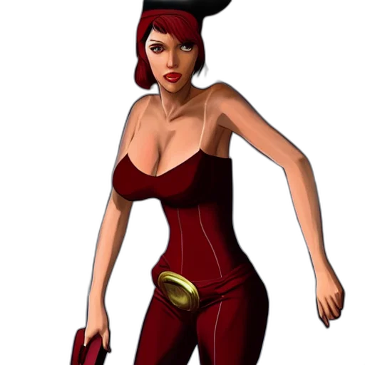 concept art, comic book art, 3d render, cartoon transparent PNG cut-out