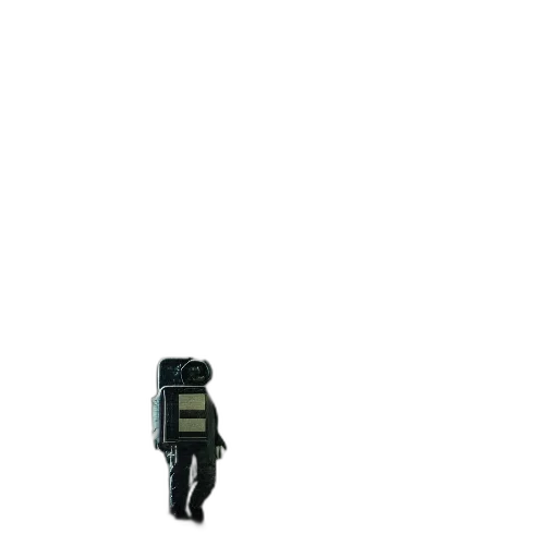 robot, jacket, creature, weapon, pixel art, concept art, 3d render, cyberpunk transparent PNG cut-out