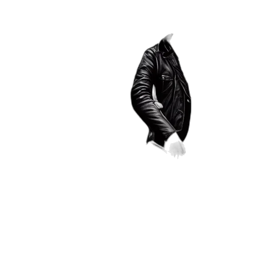 jacket, mask, face, creature, photorealistic, concept art, monochrome, boondock transparent PNG cut-out