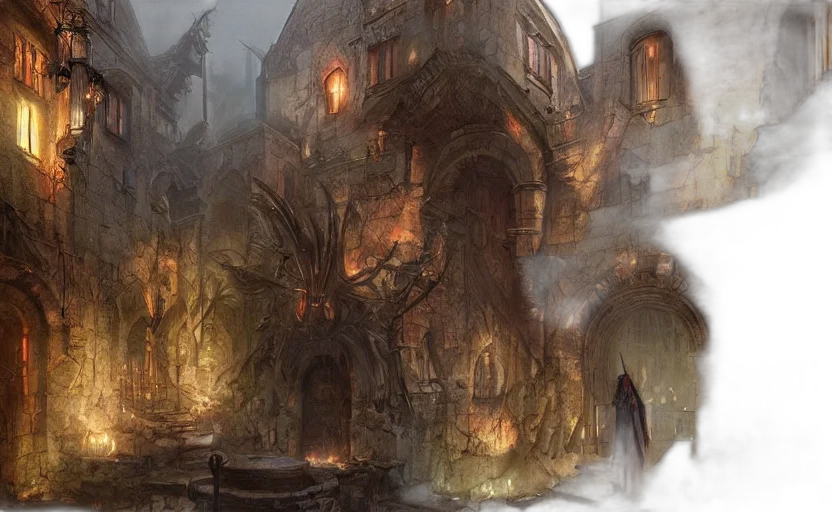 concept art, fantasy art, photorealistic, watercolor transparent PNG cut-out