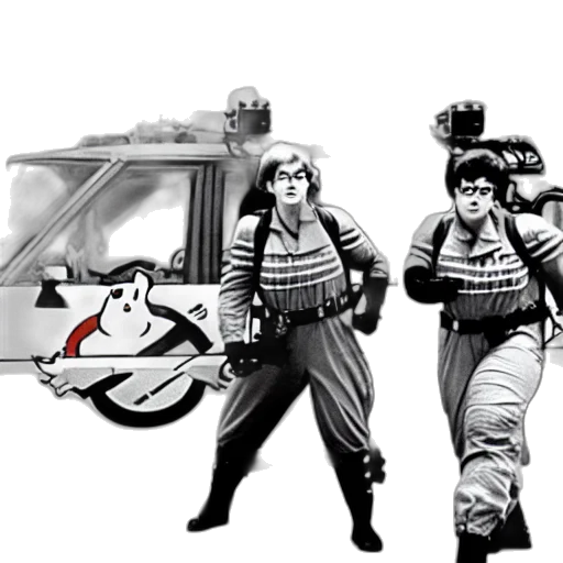 weapon, concept art, comic book art, cartoon, pixel art, film, still, ghostbusters transparent PNG cut-out