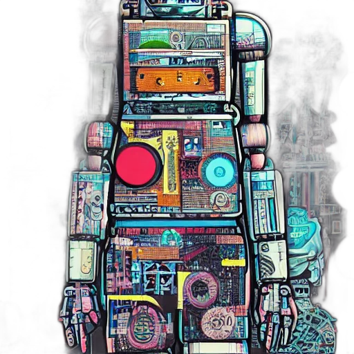 robot, car, furniture, staff transparent PNG cut-out