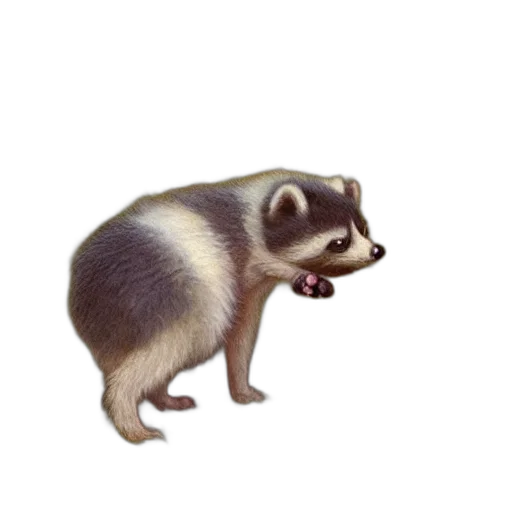 animal, creature, staff, food, concept art, 3d render, photorealistic, watercolor transparent PNG cut-out