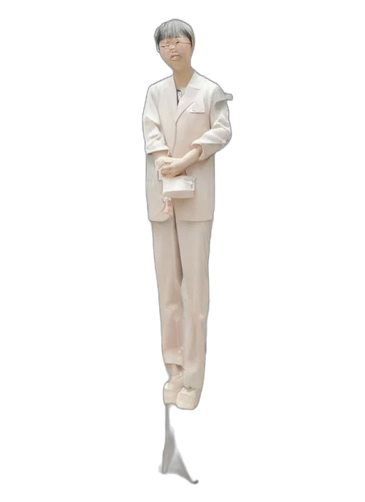 staff, 3d render transparent PNG cut-out
