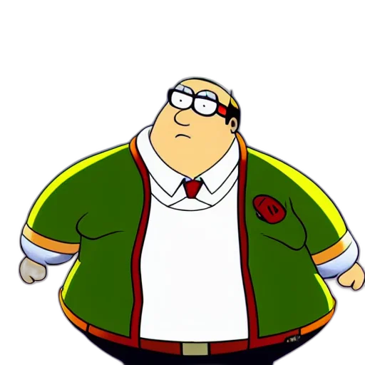 jacket, staff, animal, cartoon transparent PNG cut-out