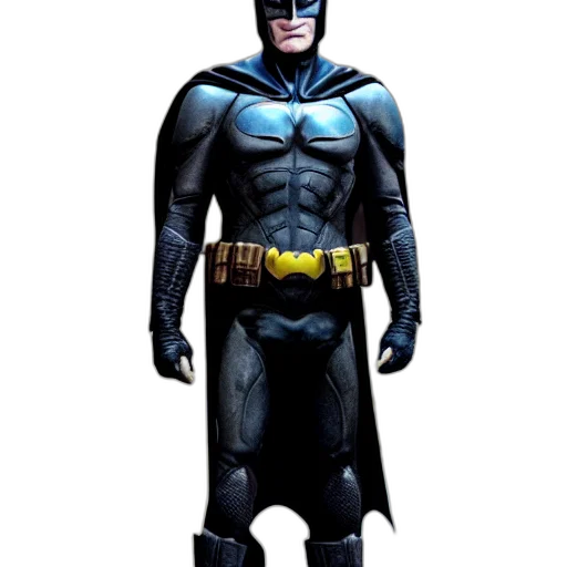 comic book art, concept art, 3d render, cartoon, dark, iain, glen, batman transparent PNG cut-out