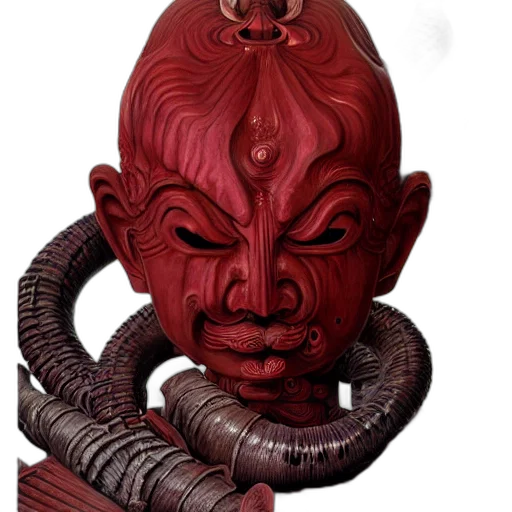 mask, face, staff, creature transparent PNG cut-out