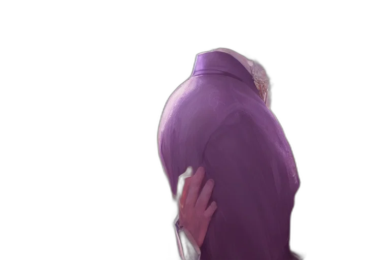 jacket, dress, face, staff transparent PNG cut-out