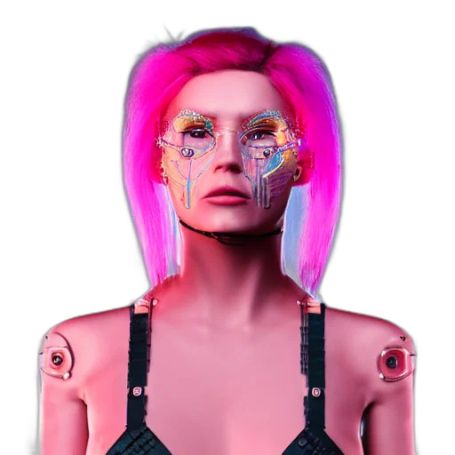 face, mask, jewelry, robot transparent PNG cut-out