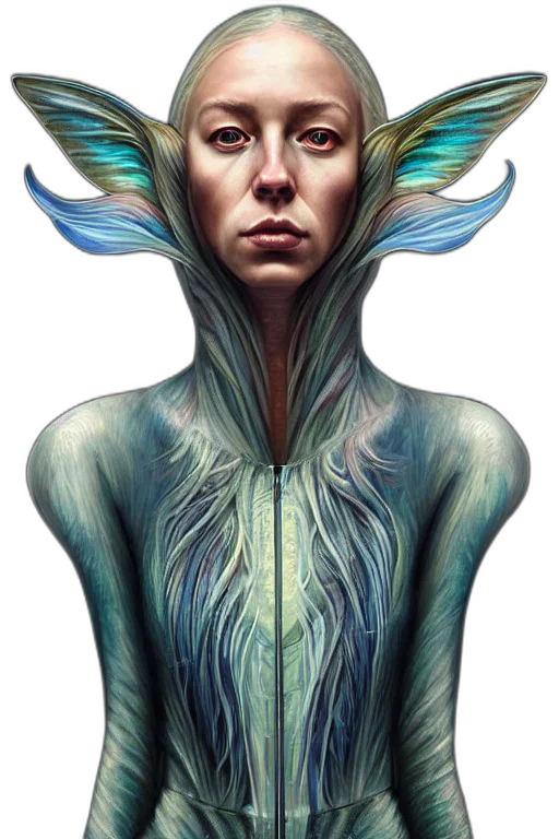 face, creature, mask, hair transparent PNG cut-out
