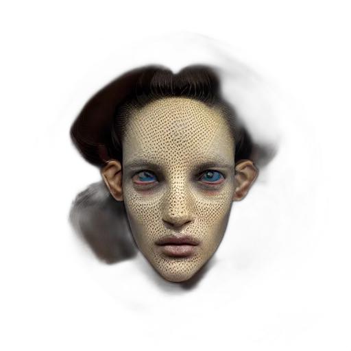 mask, face, creature, crown transparent PNG cut-out