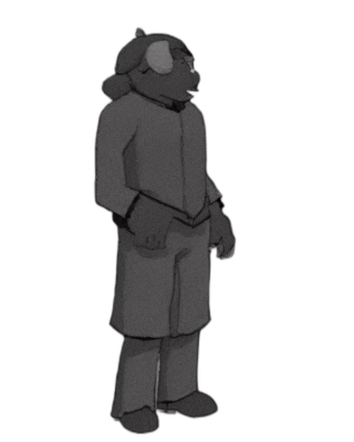 staff, jacket, robot, mask transparent PNG cut-out