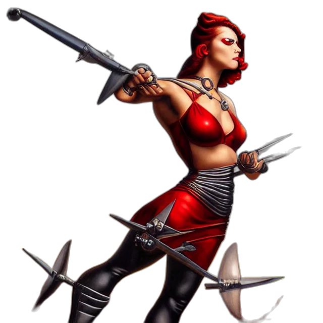weapon, staff, sword, concept art, fantasy art, comic book art, pixel art, red transparent PNG cut-out