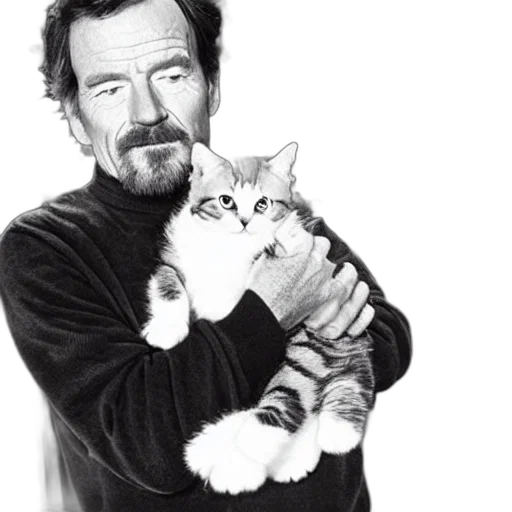 animal, bryan, cranston, holding transparent PNG cut-out