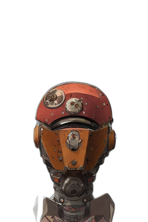 robot, mask, face, staff transparent PNG cut-out