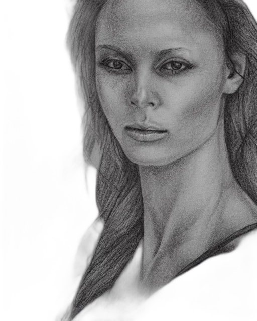 face, photorealistic, pencil sketch, fantasy art transparent PNG cut-out