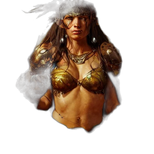 jewelry, crown, staff, face transparent PNG cut-out