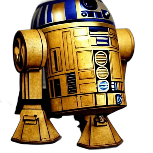 robot, staff, 3d render, concept art transparent PNG cut-out