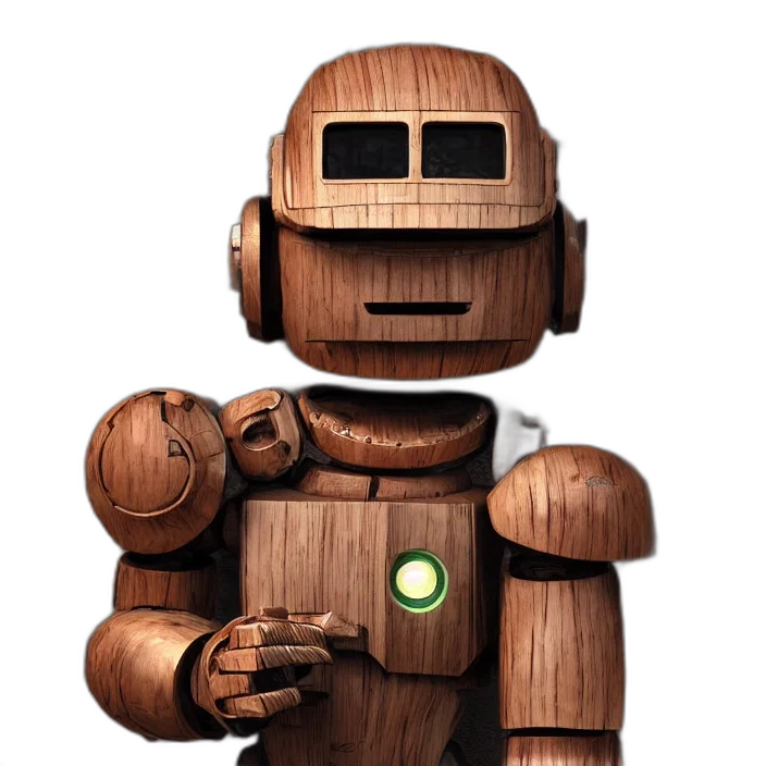 robot, 3d render, concept art, pixel art transparent PNG cut-out