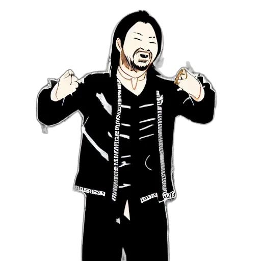 jacket, staff, cartoon, concept art transparent PNG cut-out