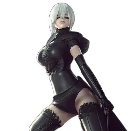 weapon, sword, staff, robot transparent PNG cut-out