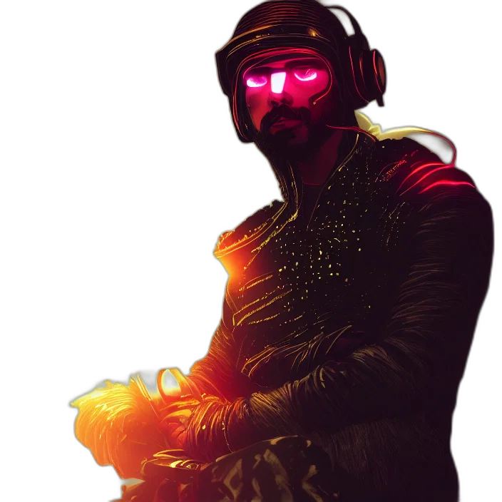 mask, jacket, robot, face transparent PNG cut-out