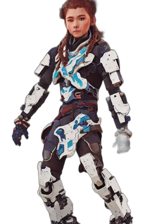 robot, weapon, mask, creature, concept art, 3d render, fantasy art, cyberpunk transparent PNG cut-out