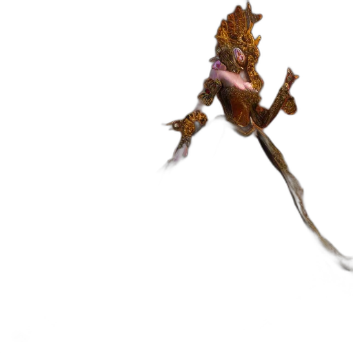 dragon, staff, creature, animal, concept art, fantasy art, 3d render, pixel art transparent PNG cut-out