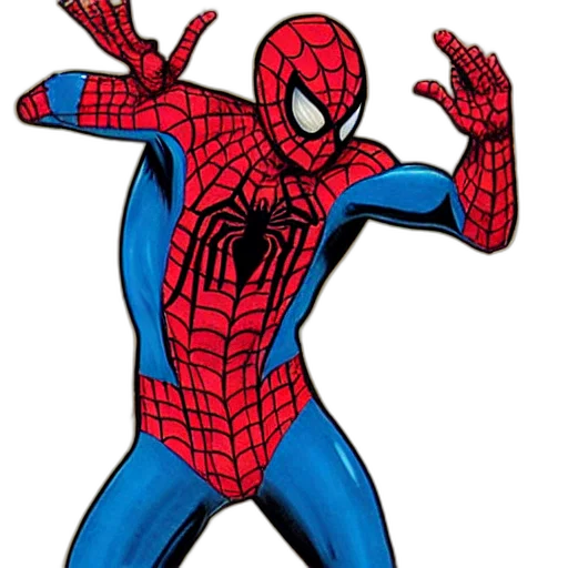 mask, animal, creature, comic book art, concept art, cartoon, 3d render, spiderman transparent PNG cut-out