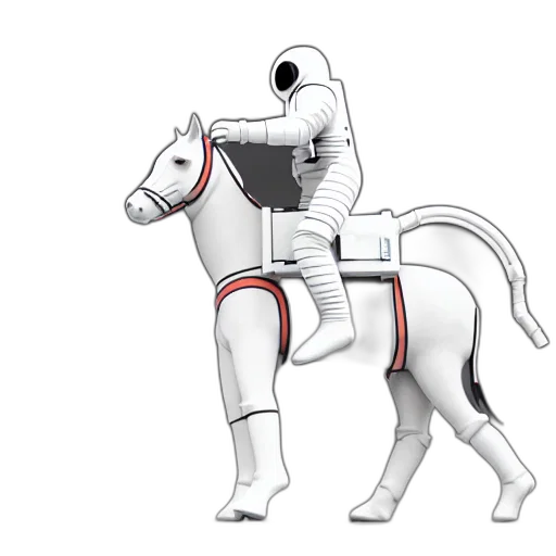 robot, staff, animal, jacket, concept art, 3d render, fantasy art, pixel art transparent PNG cut-out
