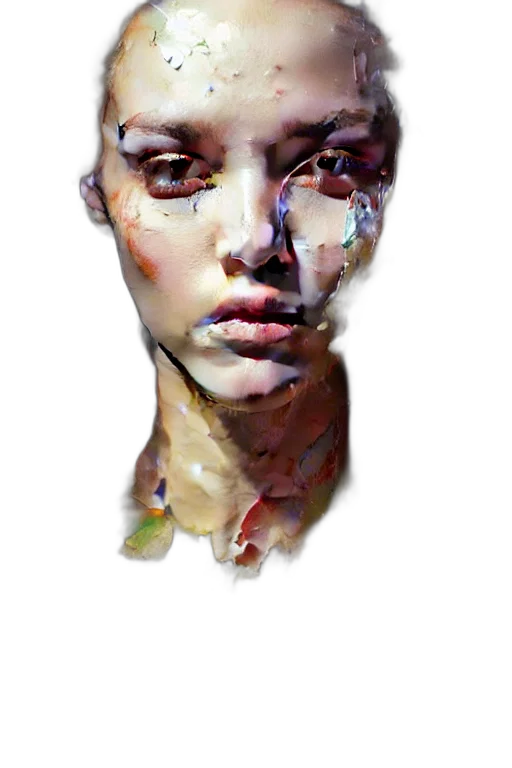 face, mask, jewelry, crown, photorealistic, watercolor, oil painting, concept art transparent PNG cut-out