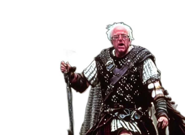 weapon, concept art, film, still, bernie, sanders, william, wallace transparent PNG cut-out