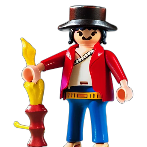 staff, hat, 3d render, concept art transparent PNG cut-out