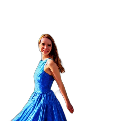 dress, photorealistic, 3d render, concept art transparent PNG cut-out